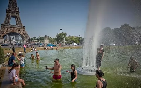 A heatwave hit Western Europe. In France, the temperature record was 41 degrees Celsius