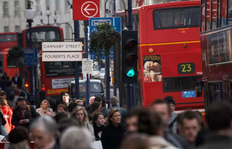 Londyn piątym "najbardziej stresującym" miastem w Europie 