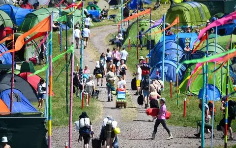 The Glastonbury Music Festival returns after a covid hiatus