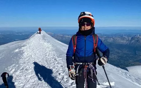 The 12-year-old climbed Mont Blanc