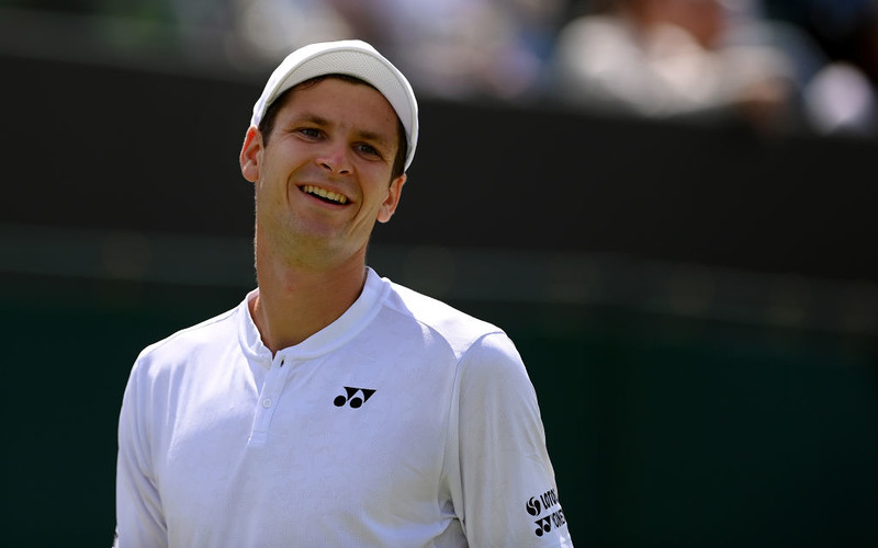 Wimbledon: Hurkacz odpadł w pierwszej rundzie po pięciosetowym boju 