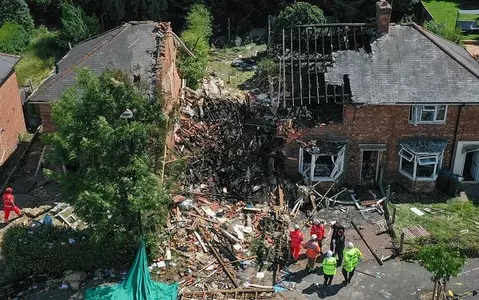 Man in critical condition after explosion destroys Birmingham house