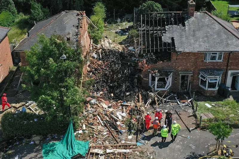 Eksplozja w Birmingham. Zniszczony dom, są ranni