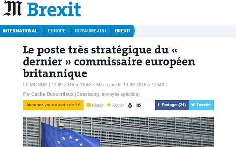 "Le Monde": UE stara się zatamować falę uderzeniową Brexitu 