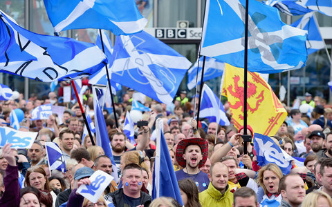 Poparcie dla niepodległości Szkocji większe niż podczas referendum