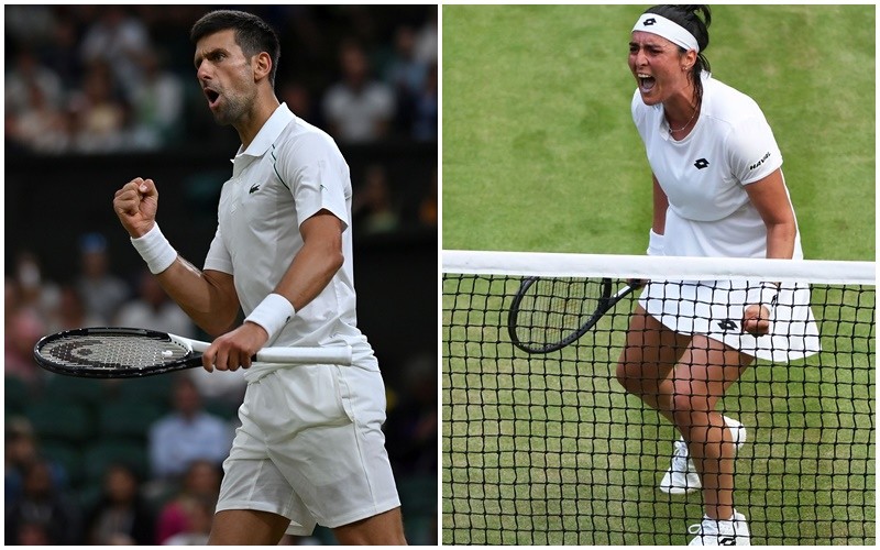 Wimbledon: Jabeur and Djokovic in the quarter-finals