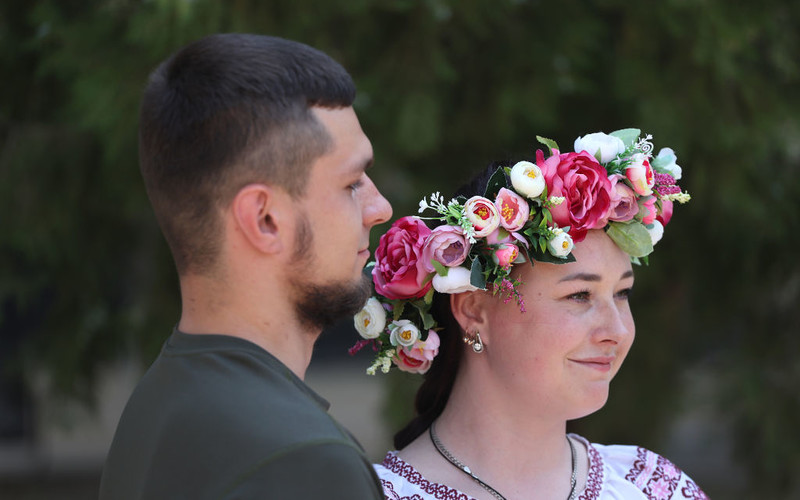 During the war in Ukraine, lovers do not postpone the wedding