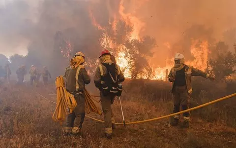 Numerous fires in Portugal and Spain due to new heatwave, temperatures above 35 deg C