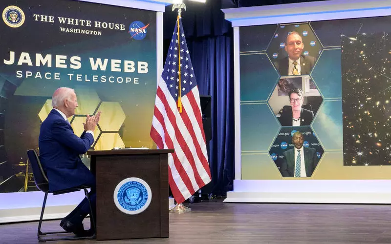 NASA and President Biden shown the first image from the James Webb Space Telescope 