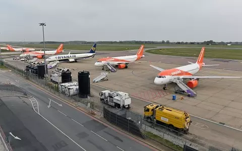 Flights have resumed from Luton airport, but there are still long delays