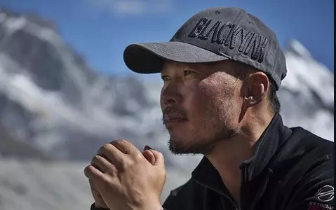 The Nepalese climber Sanu Sherpa set another record