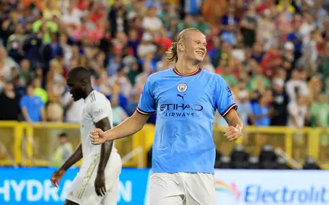 Haaland scored Bayern on his Manchester City debut