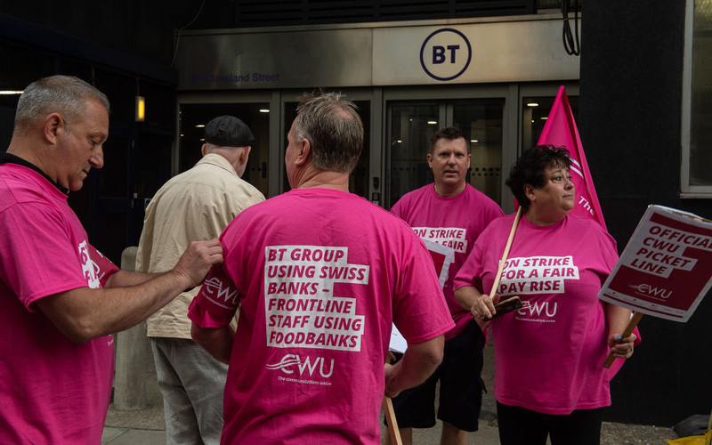 BT and Openreach workers in first national telecoms strike since 1987