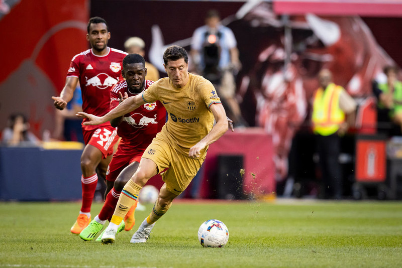 Lewandowski znów bez gola, Barcelona pokonała New York Red Bulls