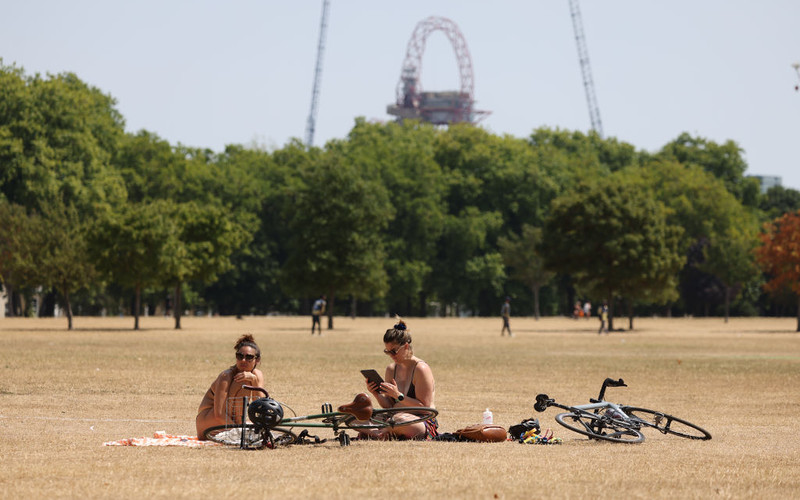 Driest July in England since 1935