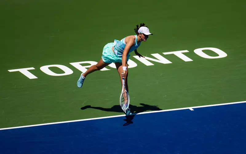 WTA tournament in Toronto: Swiatek advances to third round quickly