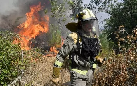 Spain: 13 injured passengers on train surrounded by fire