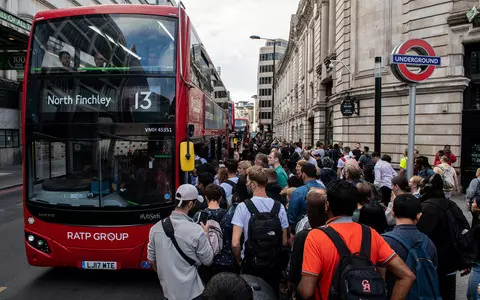 London is in the midst of a 24-hour strike by the Underground and some bus drivers