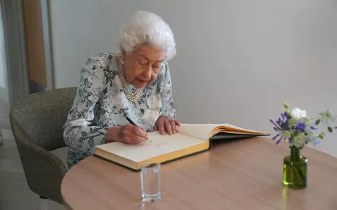 Queen's ill health. The royal family on their way to Scotland