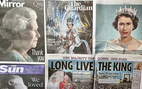 UK: Today's newspapers already bought in early morning