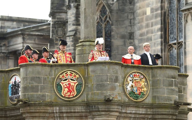 In Scotland, Wales and Northern Ireland, the proclamation of Accession Council was read
