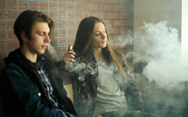 Teens are turning away from drugs and cigarettes – but one in 10 are vaping