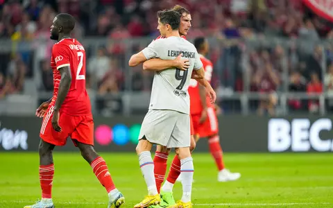 Lewandowski without a goal in Barcelona's defeat against Bayern