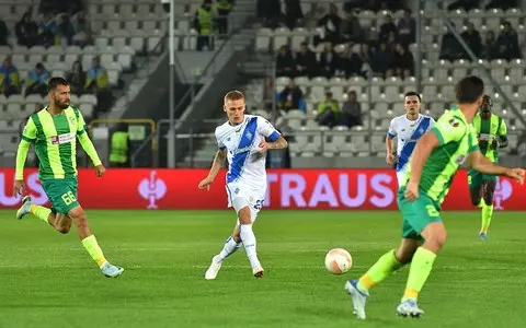 Dynamo Kyiv lost to AEK Larnaka at the Cracovia stadium