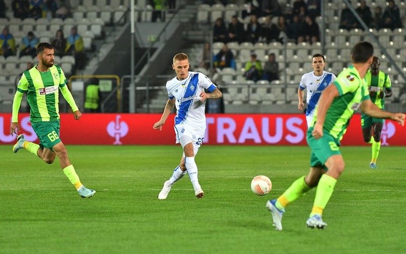 Dynamo Kyiv lost to AEK Larnaka at the Cracovia stadium