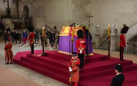 Man charged over Queen coffin incident