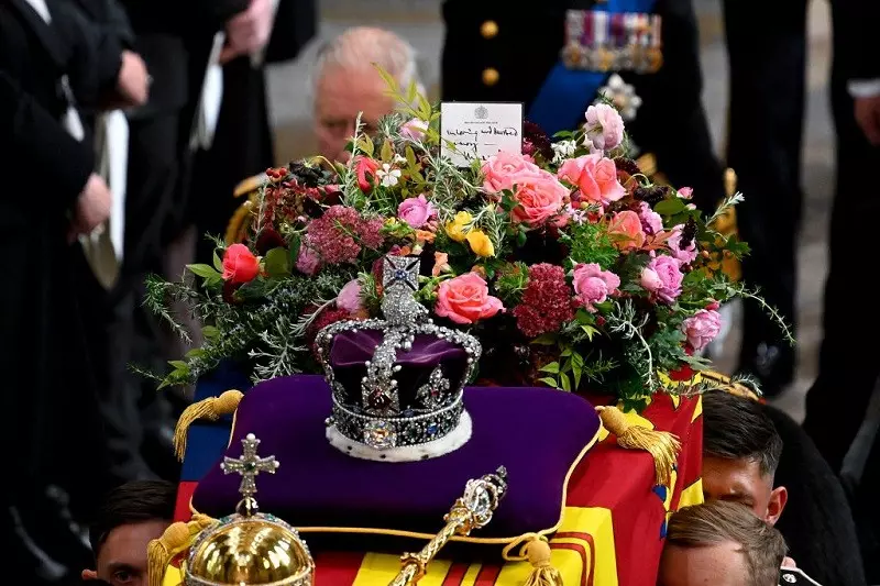  The significance behind the foliage on Queen Elizabeth II's coffin