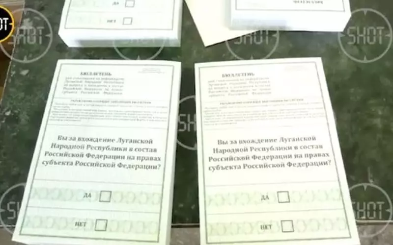 Rosja: Media publikują zdjęcia biuletynów na tzw. referenda na Ukrainie