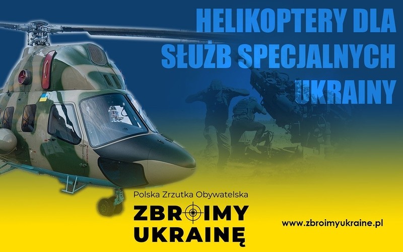 Ruszyła akcja "Zbroimy Ukrainę". Polacy chcą kupić nowe helikoptery