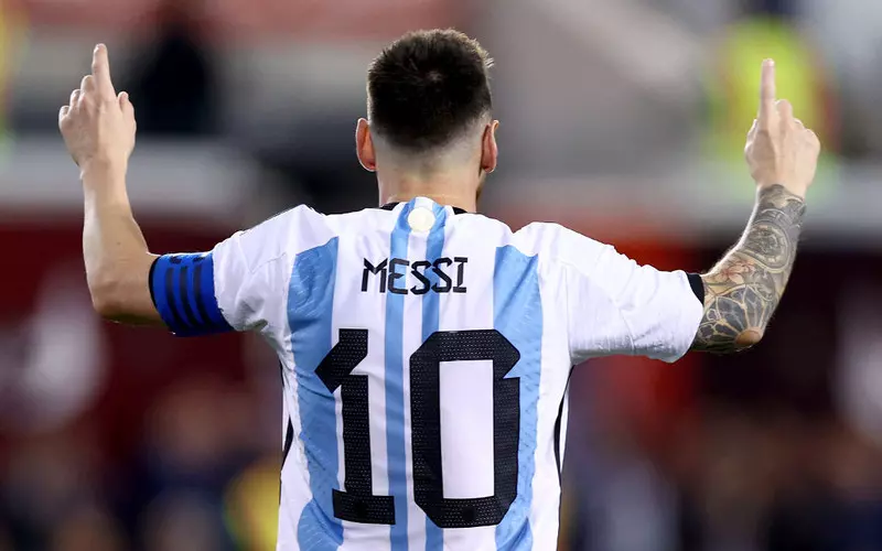 Lionel Messi is the fifth player with 100 national team wins