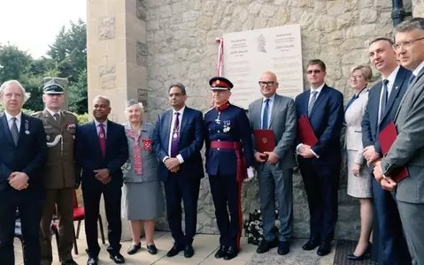 Plaque dedicated to General Haller has been unveiled in London