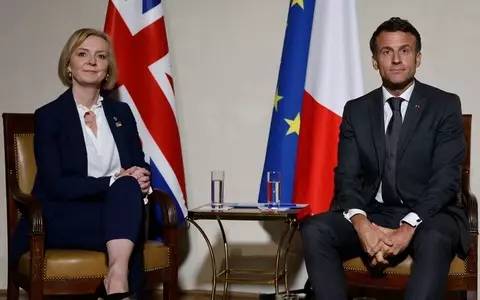 British Prime Minister Truss has decided that she considers the French president a friend