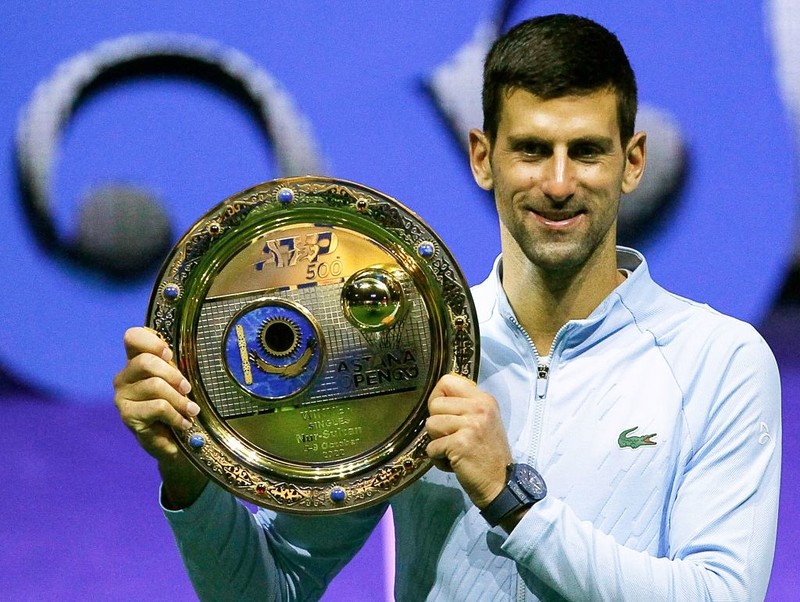 ATP tournament in Astana: Djokovic with 90th title after win over Tsitsipas