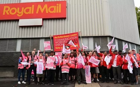 Royal Mail workers walk out in first of 19 days of strikes