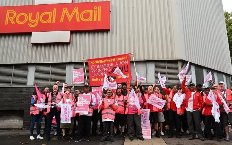 Pracownicy Royal Mail rozpoczęli pierwszy z zapowiadanych 19 dni strajków