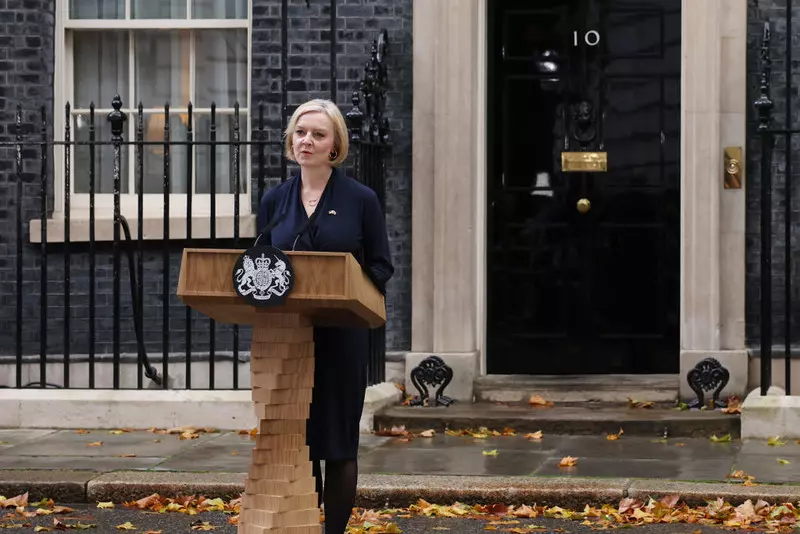 Premier Wielkiej Brytanii Liz Truss ogłosiła dzisiaj rezygnację