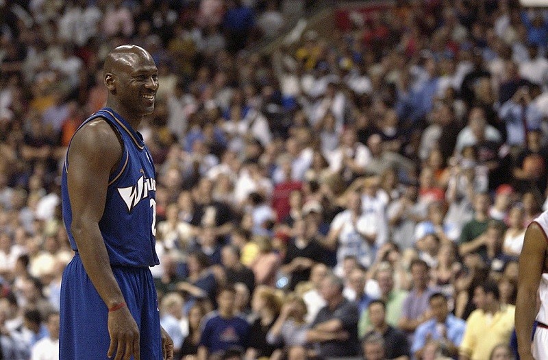 Michael Jordan Wizards shooting shirt from final career game sold for privately for $900,000