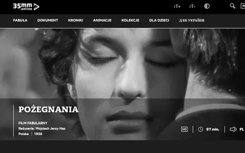 A new streaming platform in Poland. 35mm.online will attract fans of Polish cinema