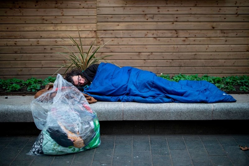 Number of people sleeping rough in London up 24% in a year