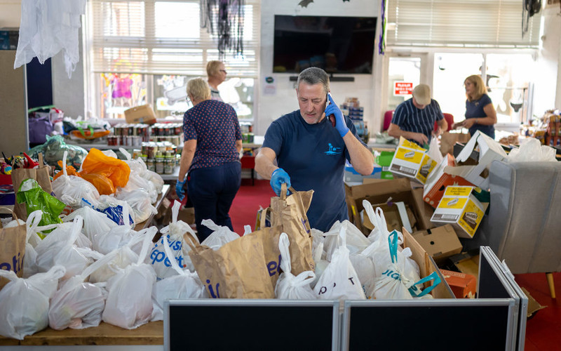 Banki żywności w UK spodziewają się kryzysu zimą