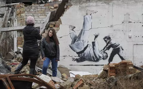 Banksy confirms seven new murals in Ukraine