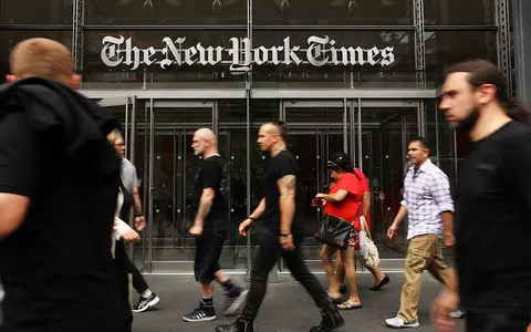 US: A man with an axe and a knife entered the skyscraper of the "New York Times" daily