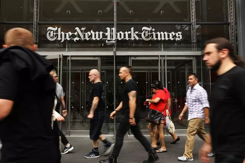 USA: Mężczyzna z siekierą i nożem wszedł do wieżowca dziennika "New York Times"