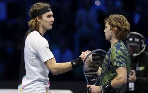 ATP Finals: Rublev last semi-finalist, Djokovic's first set conceded