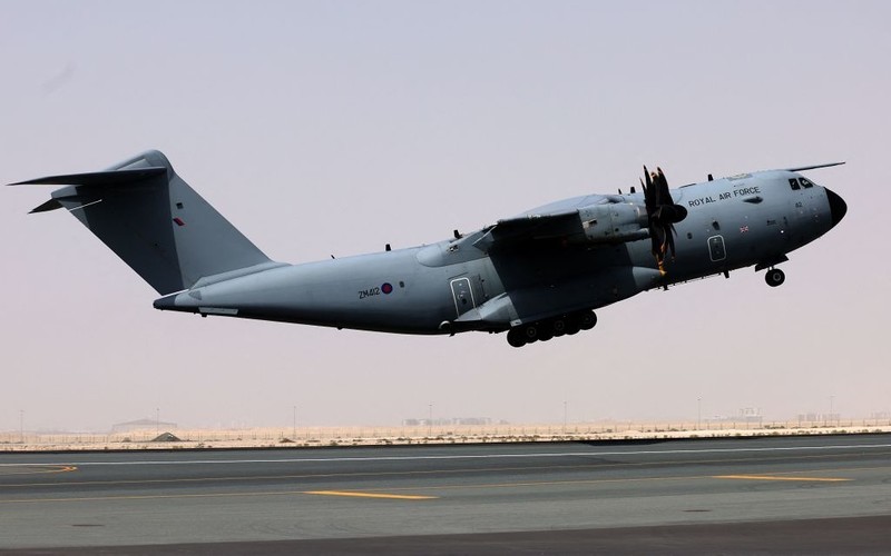 Royal Air Force completes world-first sustainable fuel military transporter flight