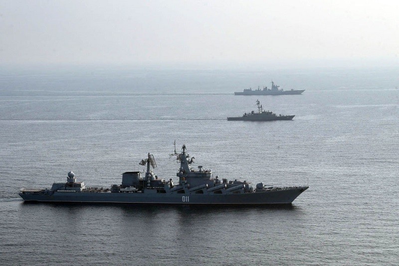 Russians send ship to SPY on Royal Navy's drone missile launcher off Scottish coast